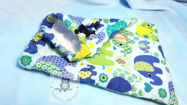 Tunnelzugbeutel liegend