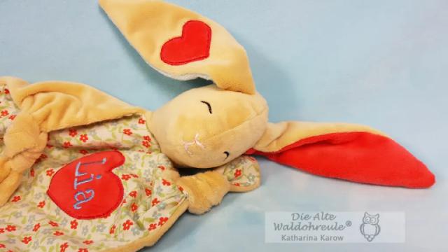 Schnuffeltuch Hase Lilly Details