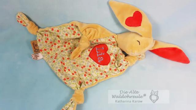 Schnuffeltuch Hase Lilly ganz