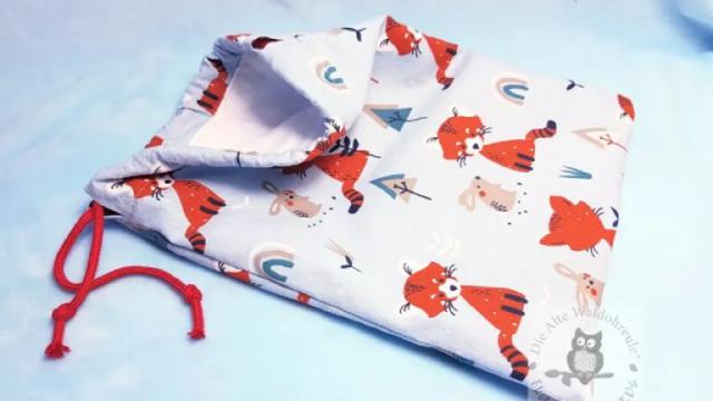 Tunnelzugbeutel in rot