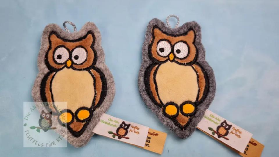 Logo-Waldohreule aus Filz