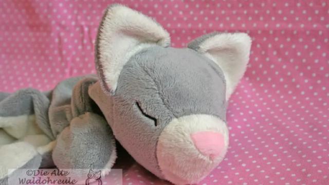 Fluffeltuch Katze Mia Kopf