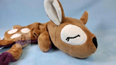 Fluffeltuch Reh Antonia seitlich