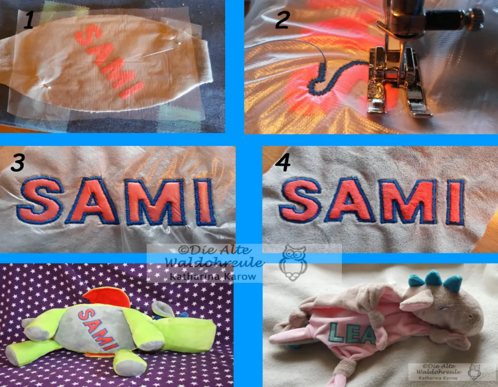 Die Alte Waldohreule® appliziert einen Namen Die Alte Waldohreule® appliziert einen Namen